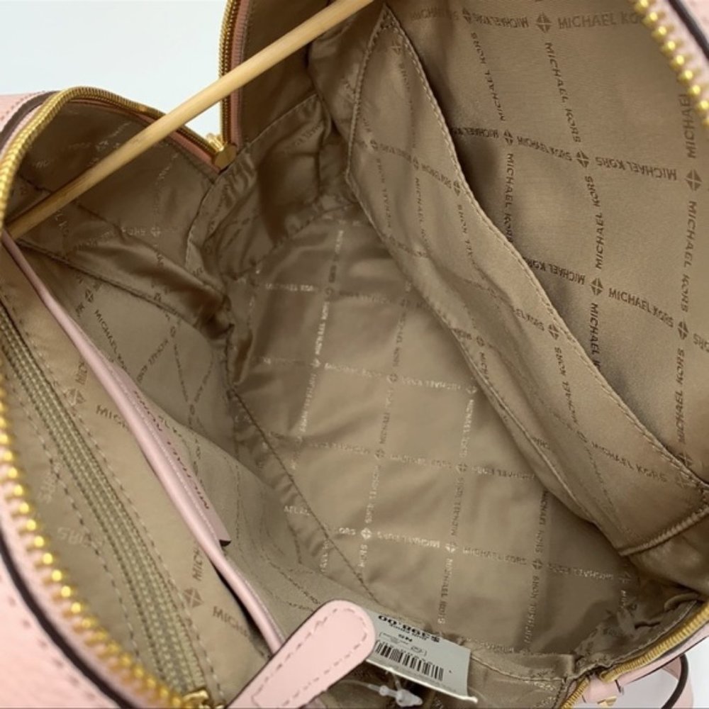 Michael Kors Adina Medium Backpack Leather Powder Blush - Picture 12 of 16